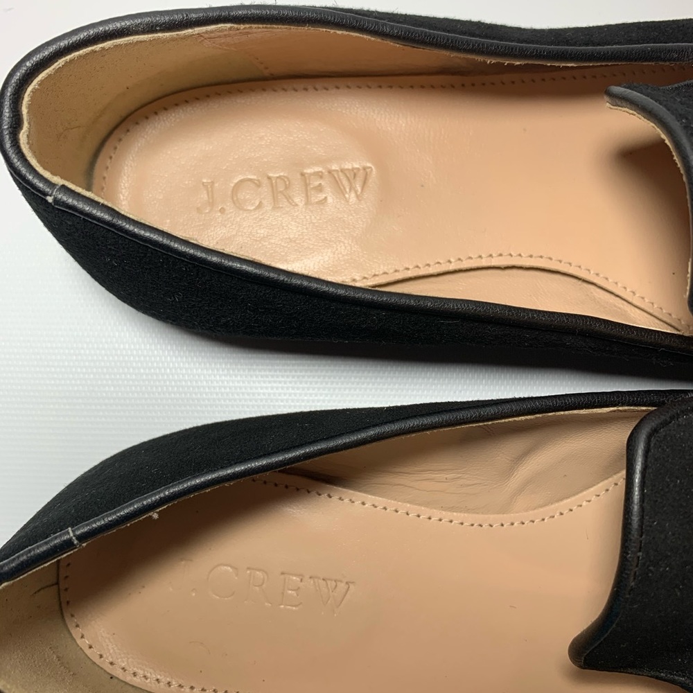 J.Crew black Georgie suede penny - Picture 4 of 9